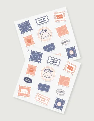 Molang Postal Stickers