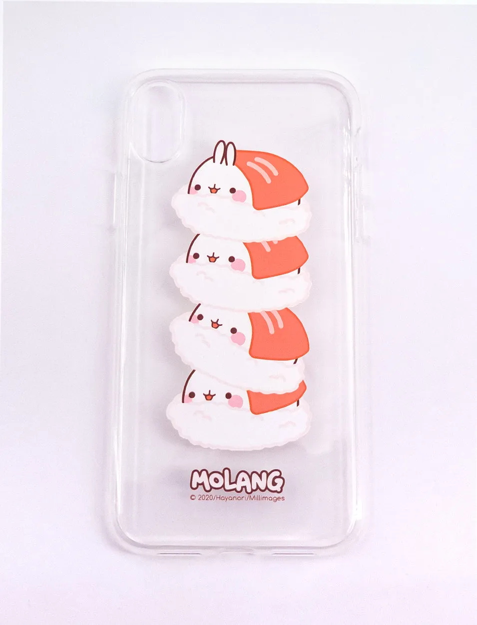 Molang Sushi pile Soft Phone Case