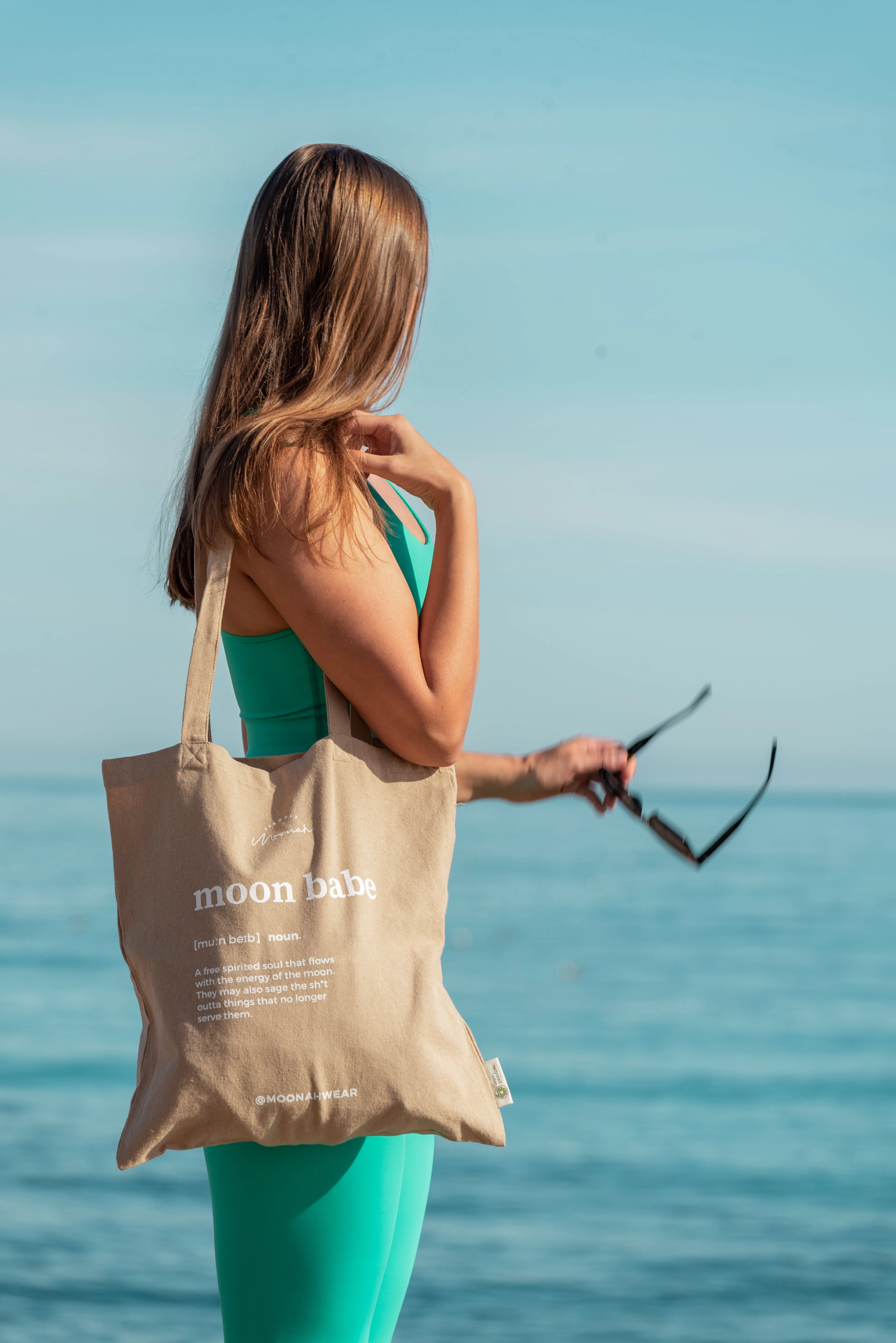 Moon Babe Recycled cotton bag