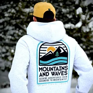 Mountains and Waves Unisex Relaxed Hoodie