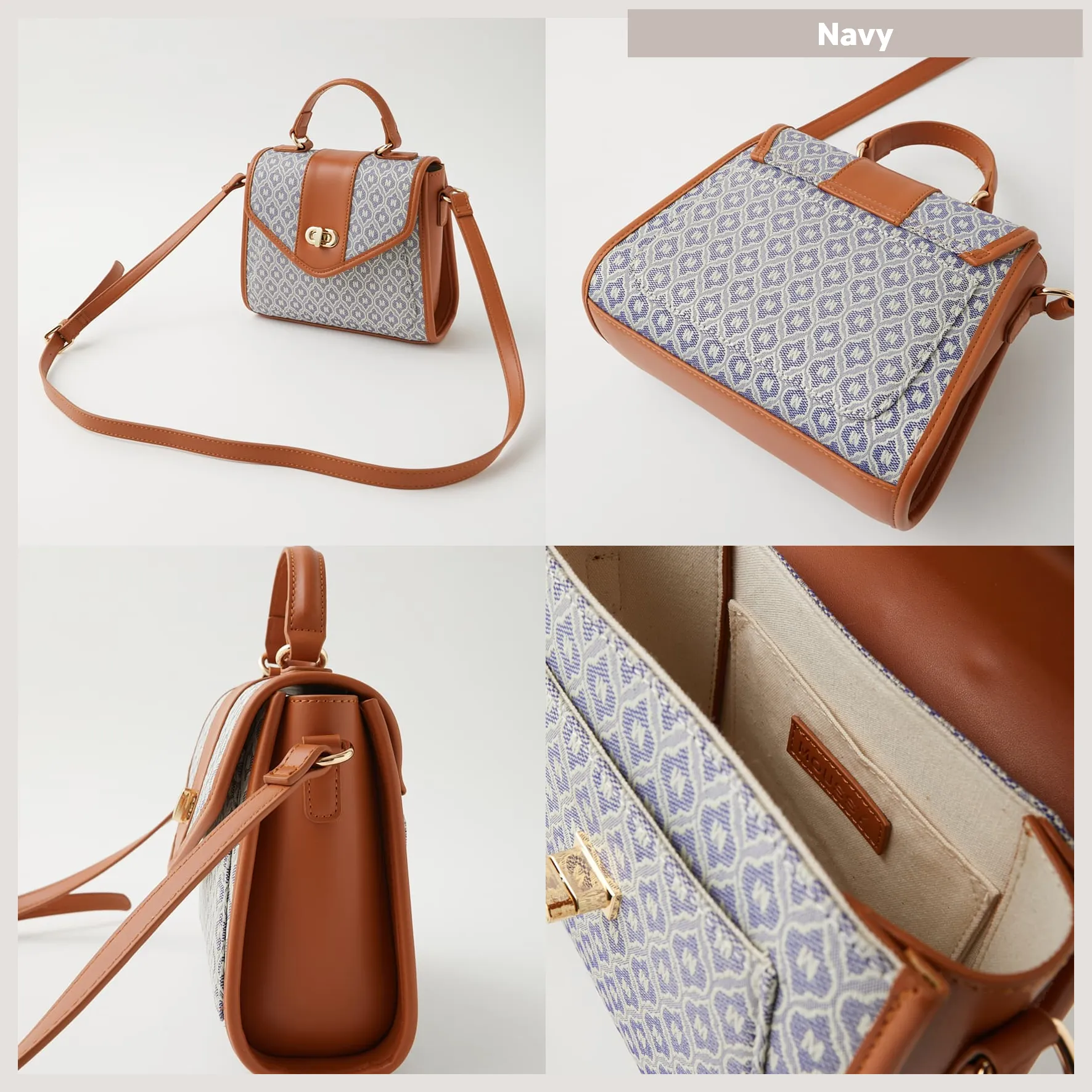 MOUSSY Monogram Mini Shoulder Bag
