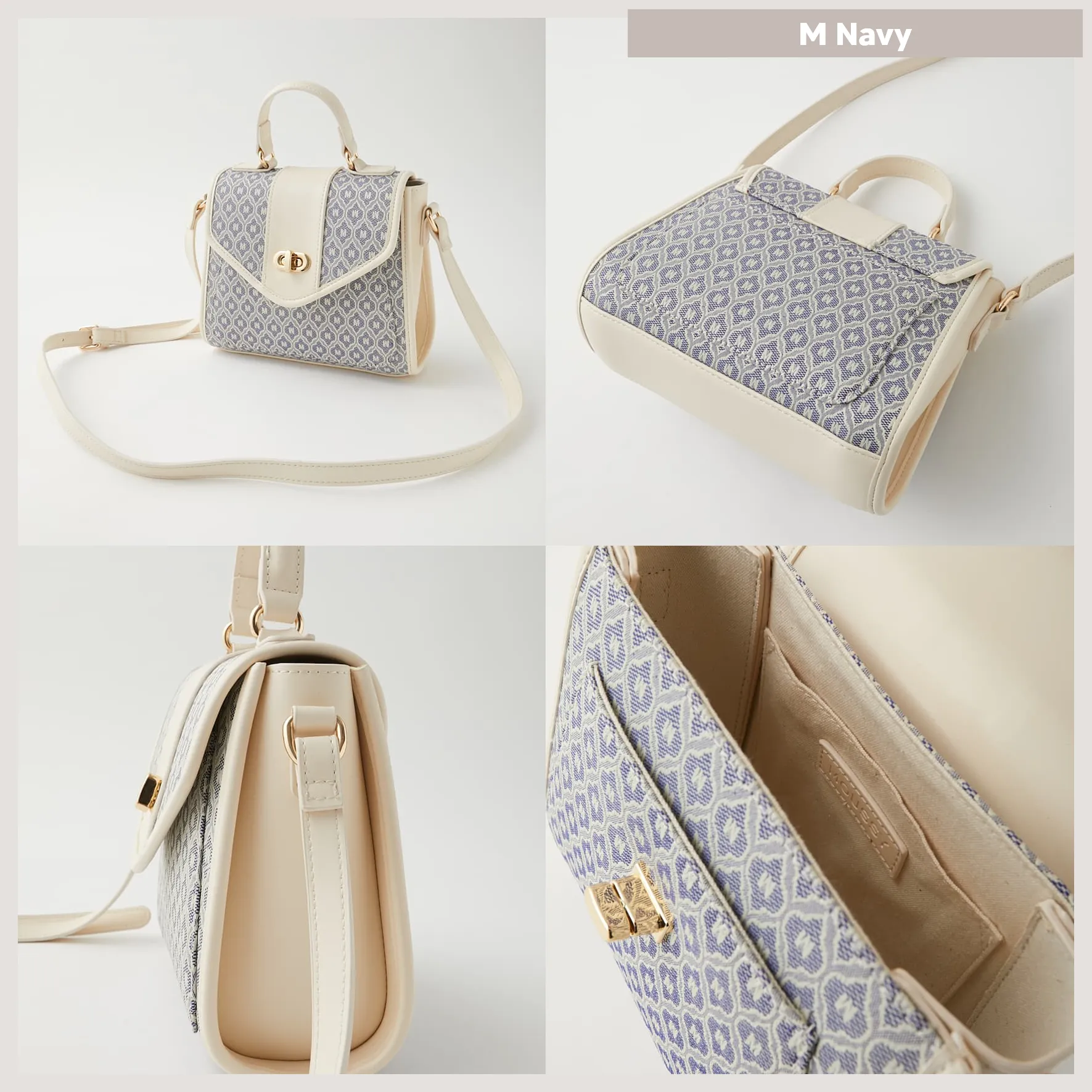 MOUSSY Monogram Mini Shoulder Bag