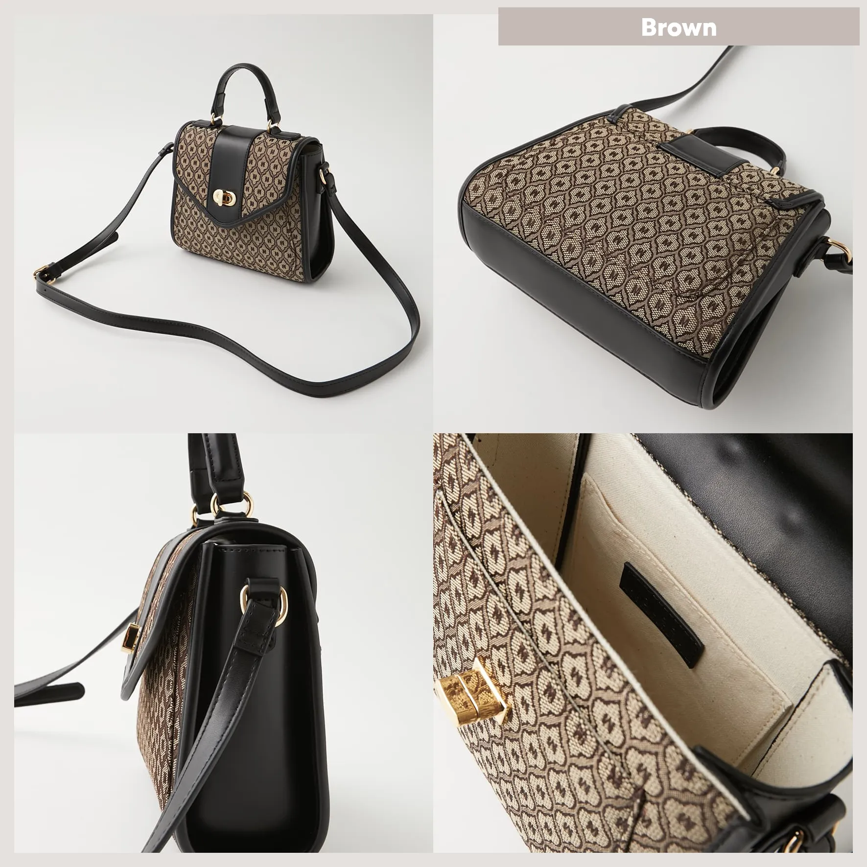 MOUSSY Monogram Mini Shoulder Bag
