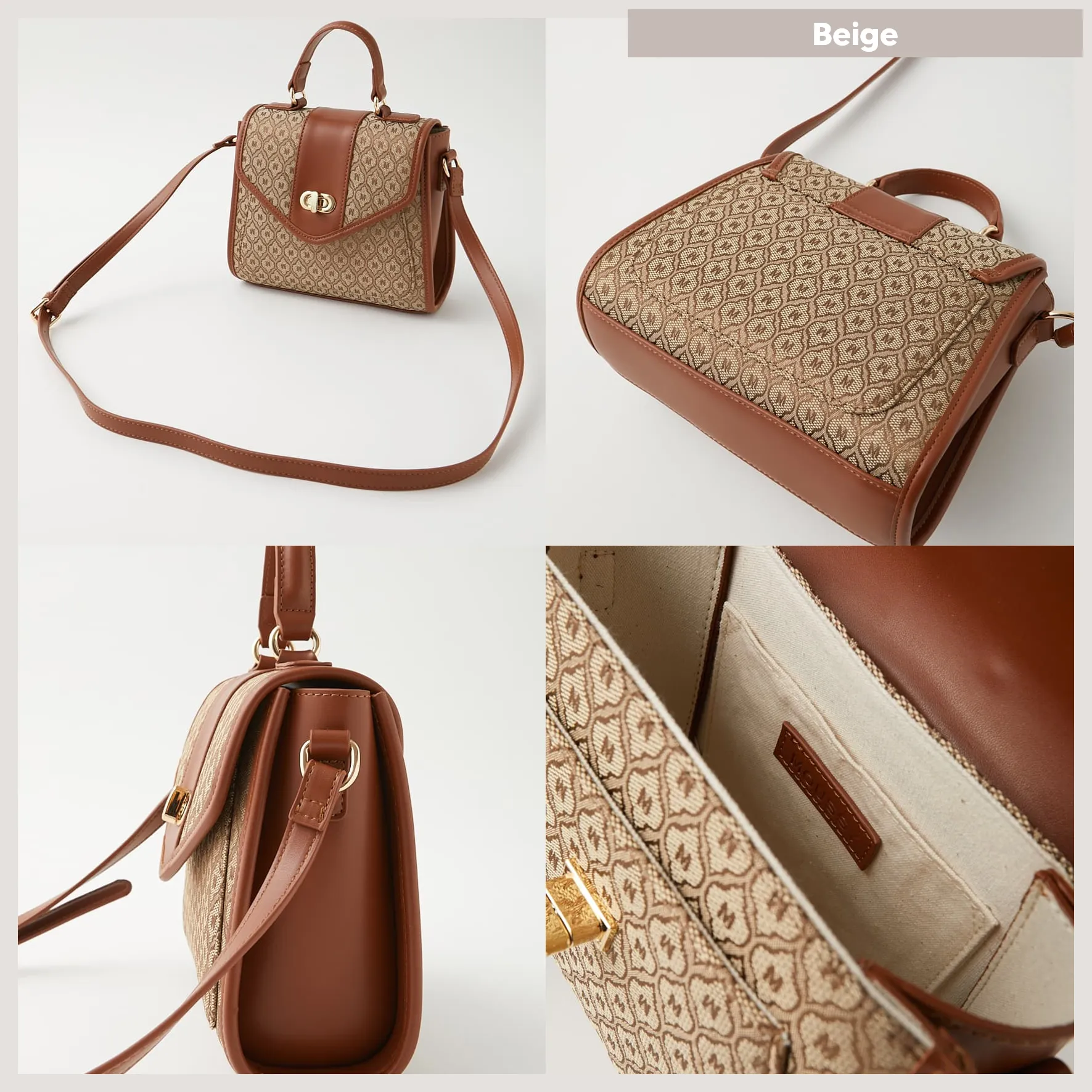 MOUSSY Monogram Mini Shoulder Bag