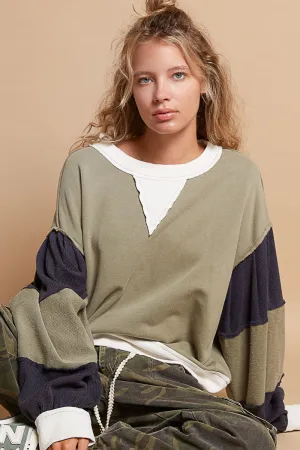 Multi-Color Sage Top