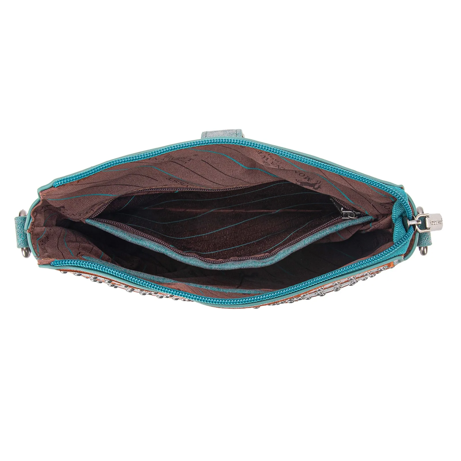 MW1282-8360  Montana West Buckle Collection Crossbody Bag