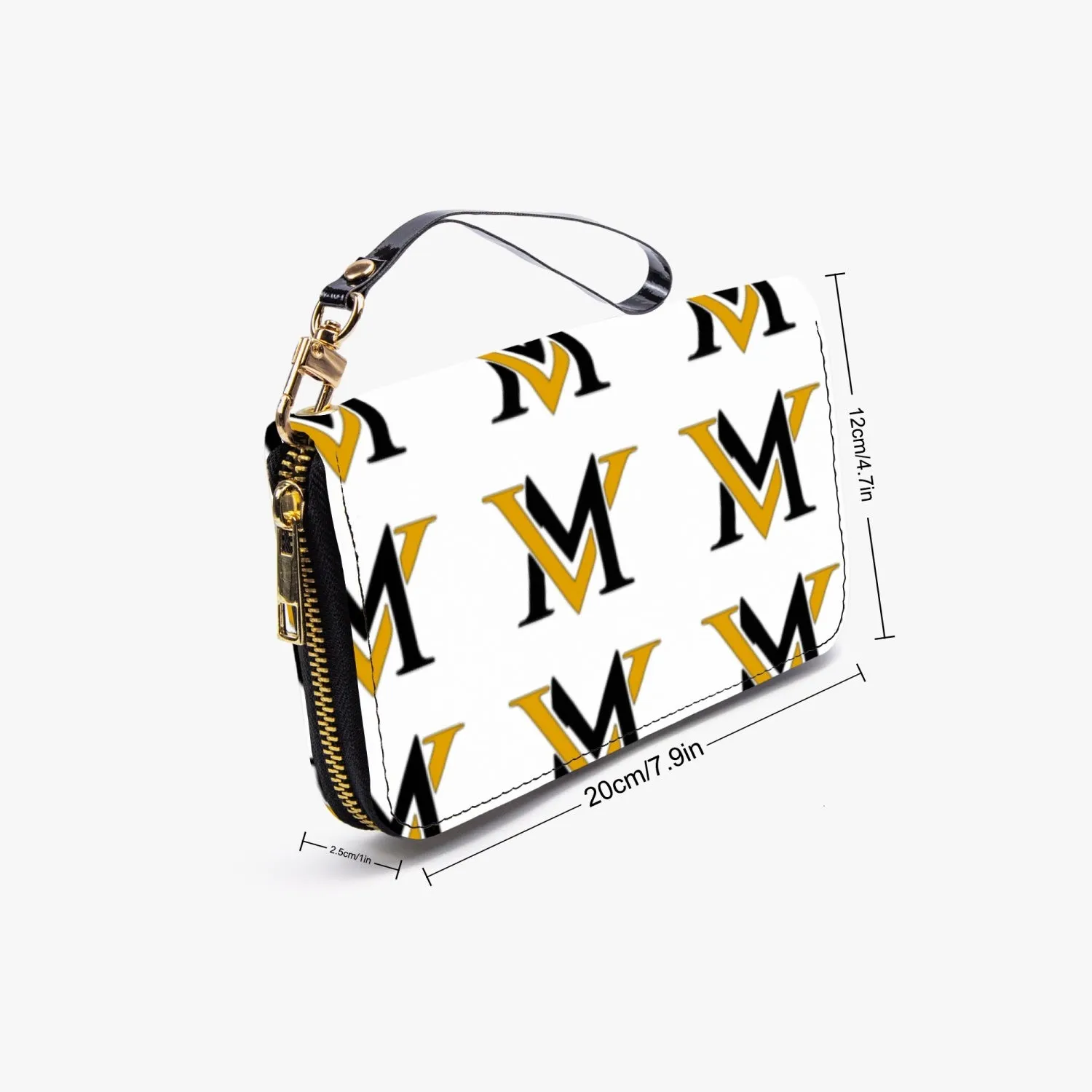 MyVybz Leather Strap Clutch Purse