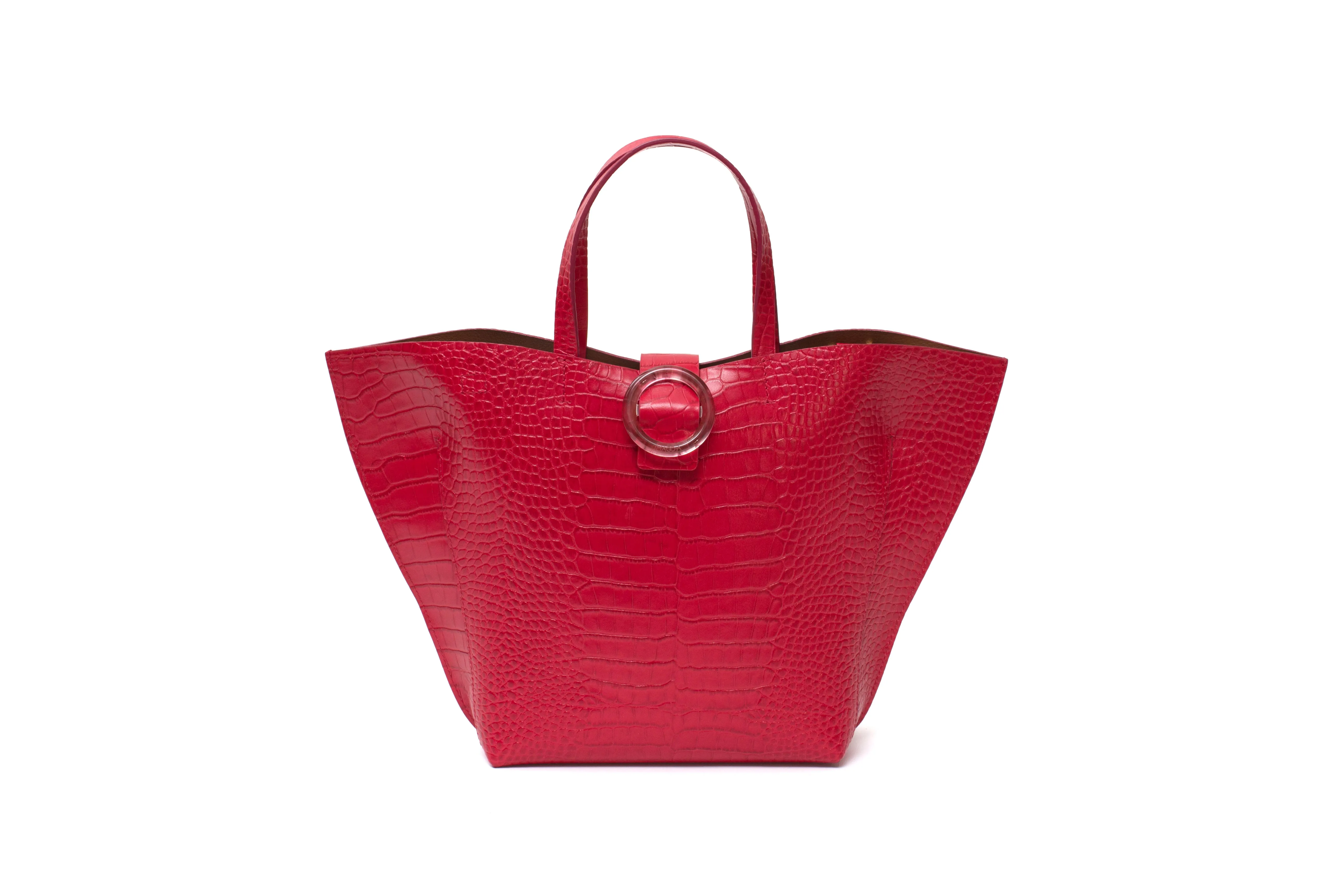 Nº50 Shell Tote - Rouge Croc