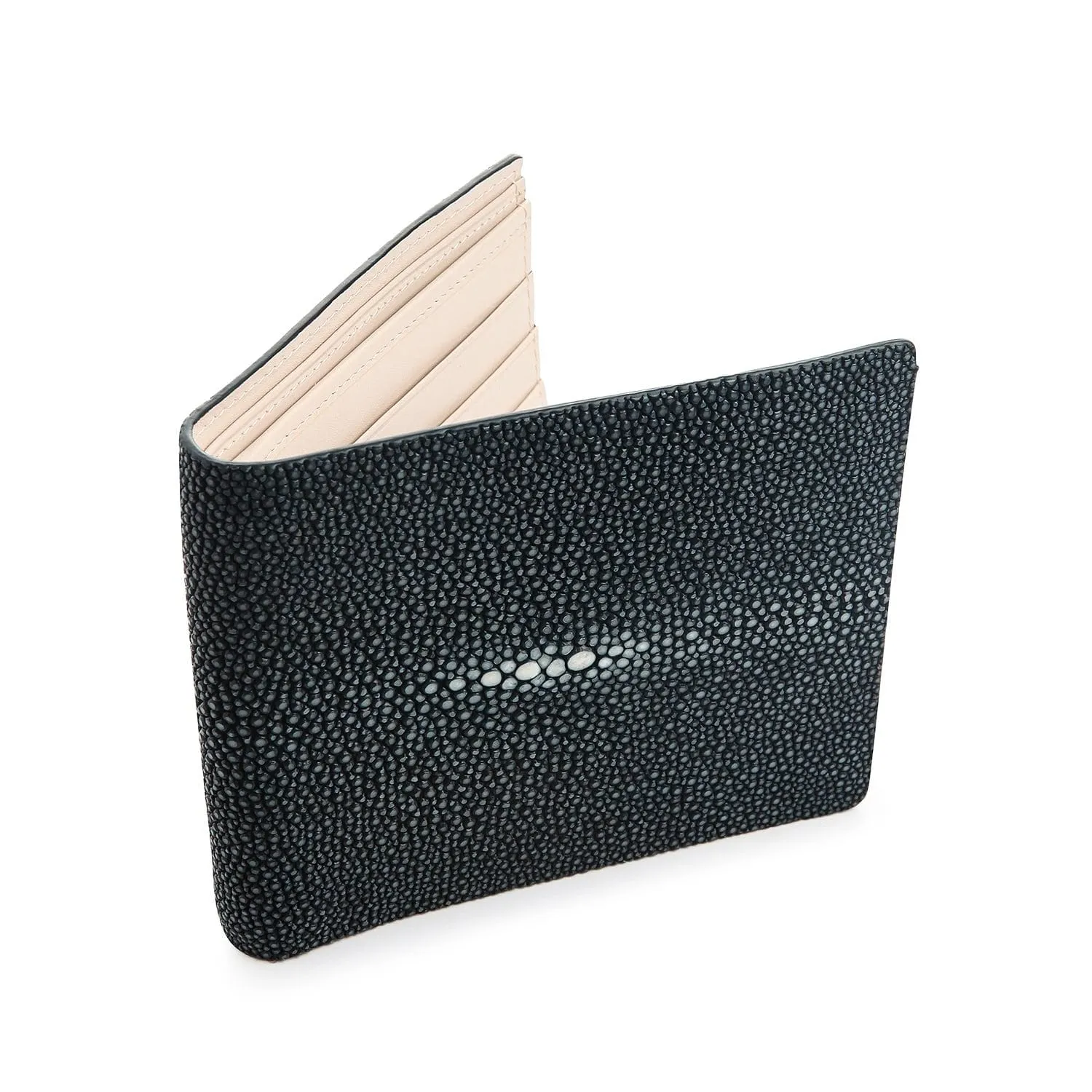 Navy Blue Stingray Mens Wallet
