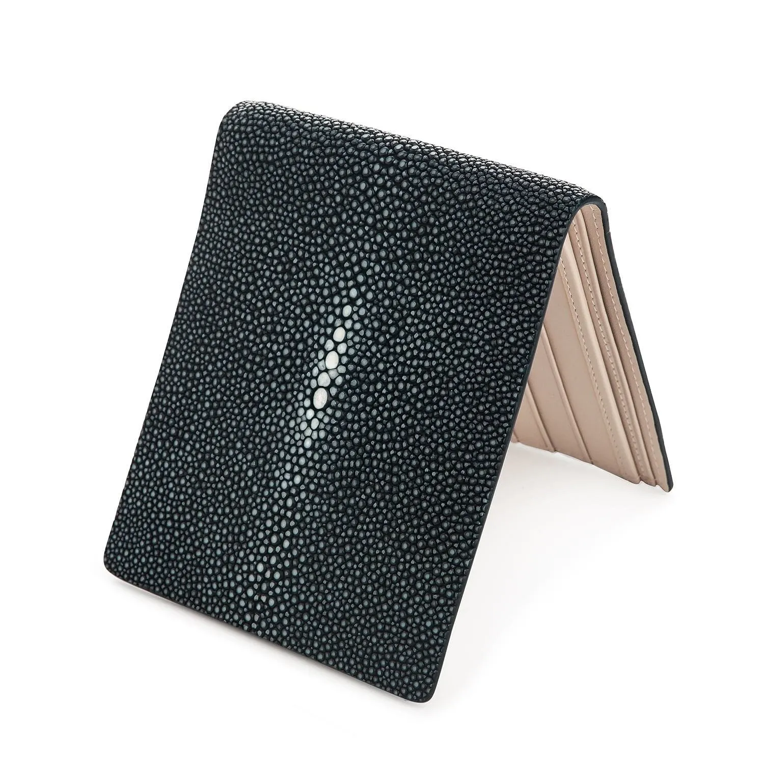 Navy Blue Stingray Mens Wallet