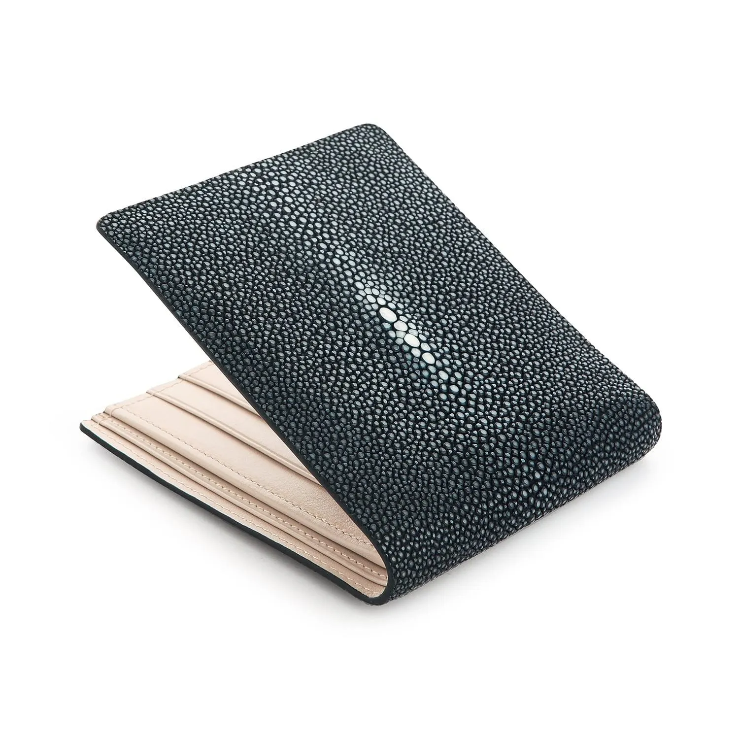 Navy Blue Stingray Mens Wallet