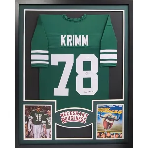 Necessary Roughness Autographed Signed Framed Sinbad Andre Krimm Jersey JSA