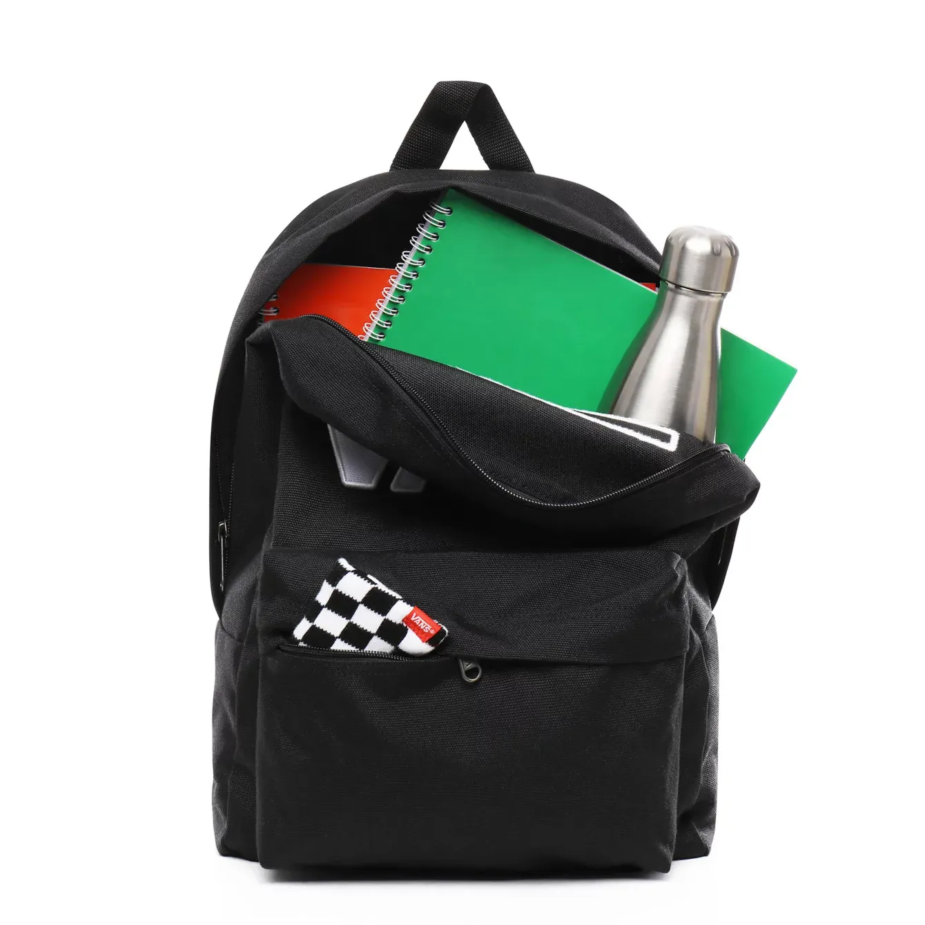 NEW KIDS NEW SKOOL BACKPACK (8-14  YEARS) VANS! BLACK & WHITE