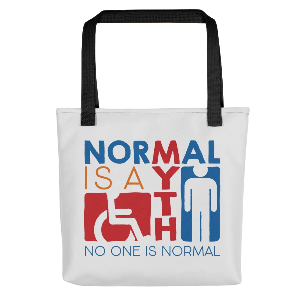 Normal is a Myth (Sign Icons) Tote bag