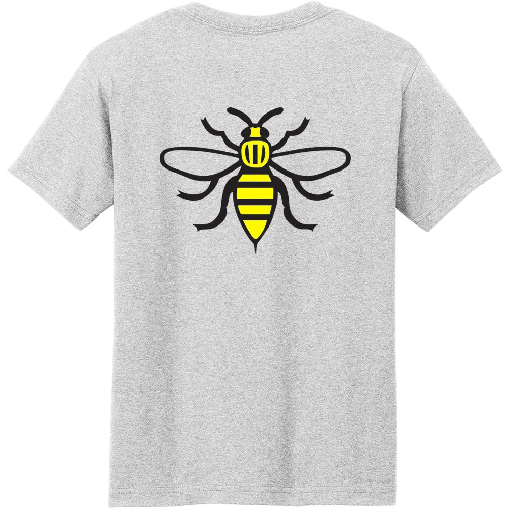 NOTE Bee Back T Shirt Ash Grey