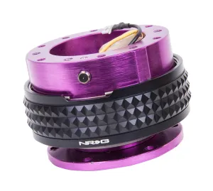 NRG Quick Release 2.1 - Purple Body / Black Pyramid Ring