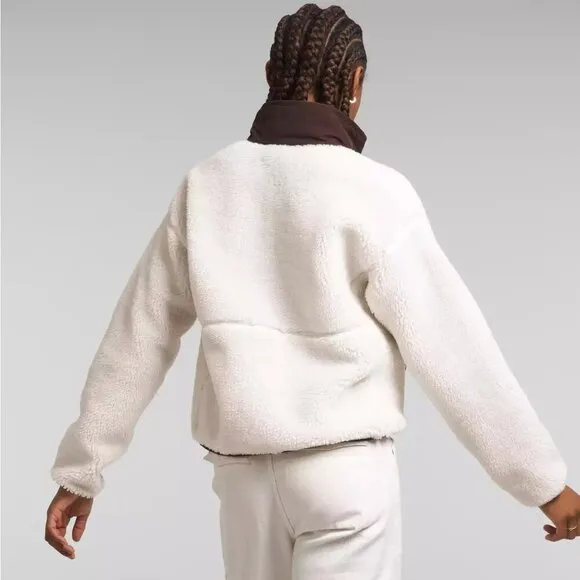 NWT The North Face Women's Extreme Pile Pullover Gardenia White XXL