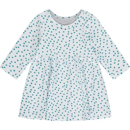 Ocean Dot Long Sleeve Dress