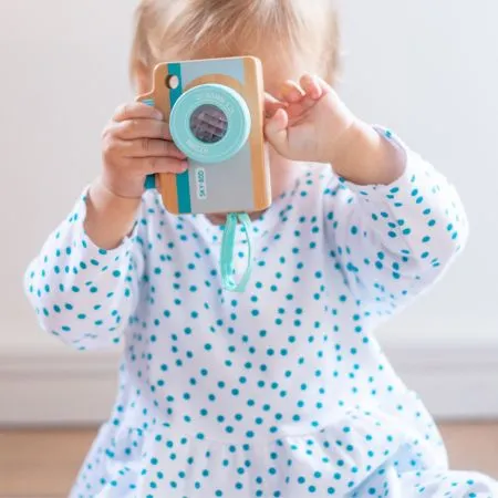 Ocean Dot Long Sleeve Dress