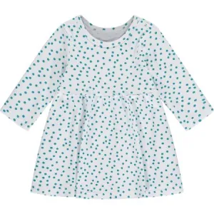 Ocean Dot Long Sleeve Dress