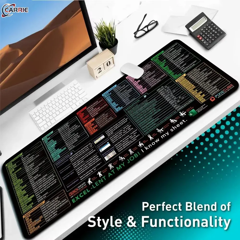 Office Software Shortcut Key Mouse Pad