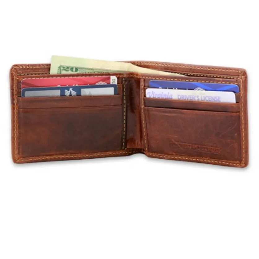 Oklahoma State Needlepoint Bi-Fold Wallet