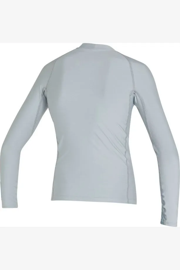 O'NEILL KIDS REACTOR UV LONG SLEEVE RASH VEST - COOL GREY