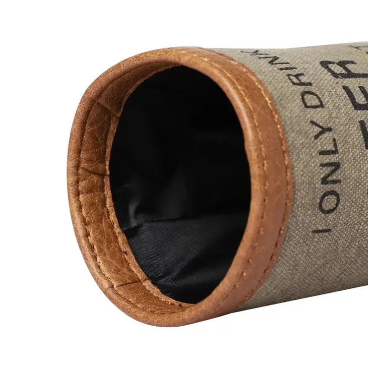 Only Drink Beer On Days End in "Y" Canvas Can Sleeve
