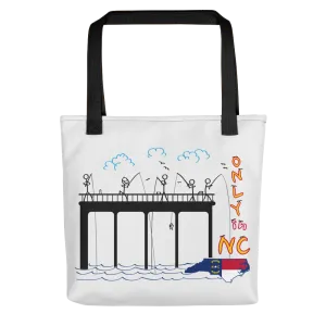 Only in NC, 15" x 15" Tote Bag