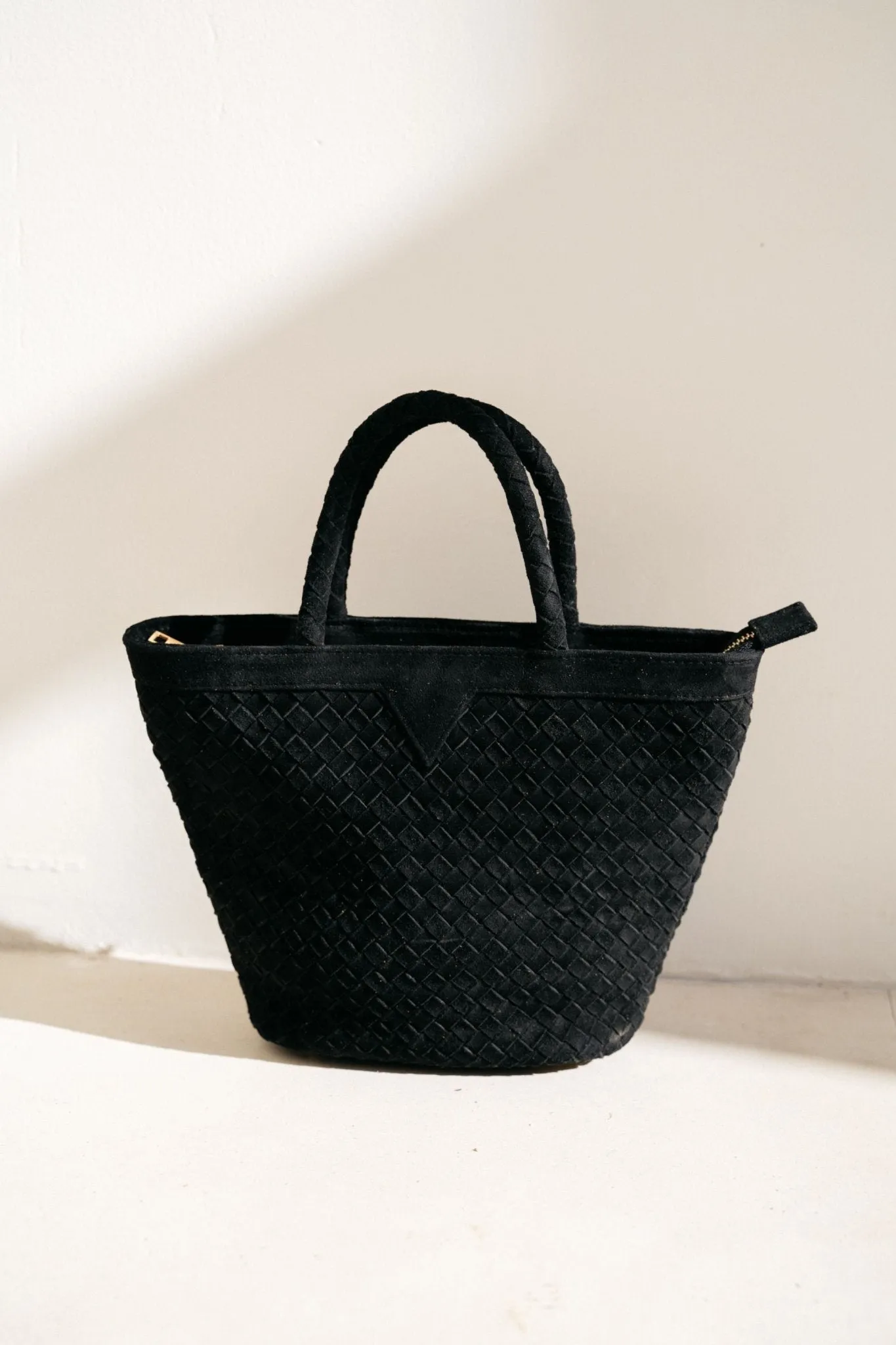Onyx Suede Bag