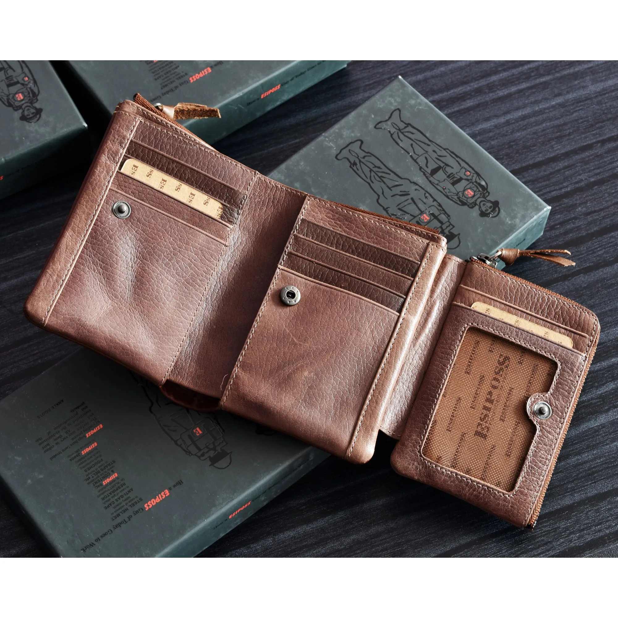Original Esiposs Leather Wallet | Pocket Size Wallet | EPS 48