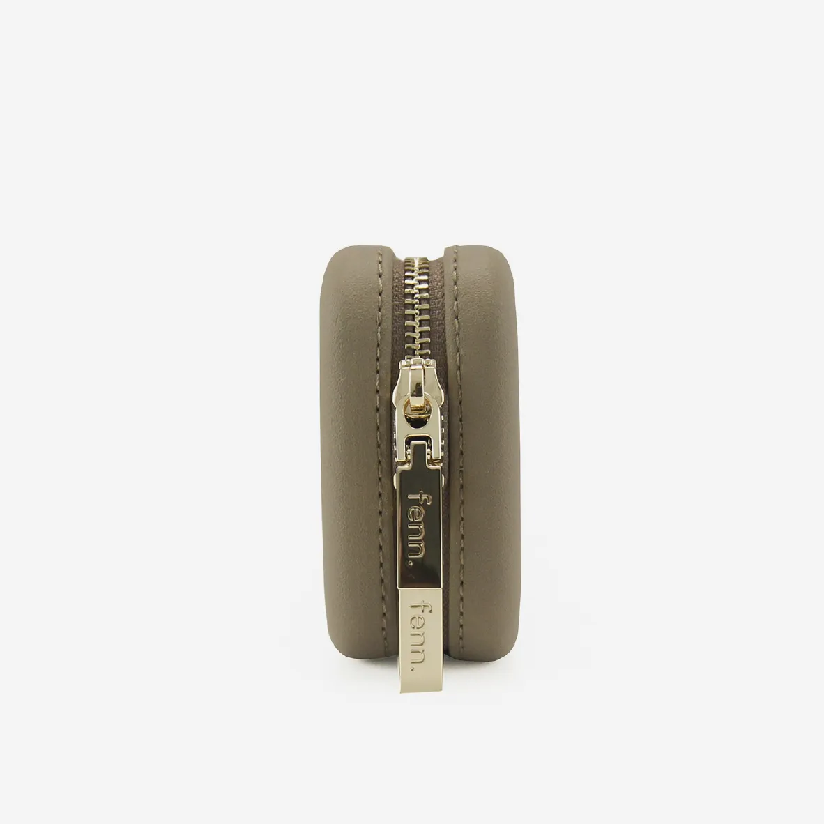 Original Wallet With Gold Zip - Stone