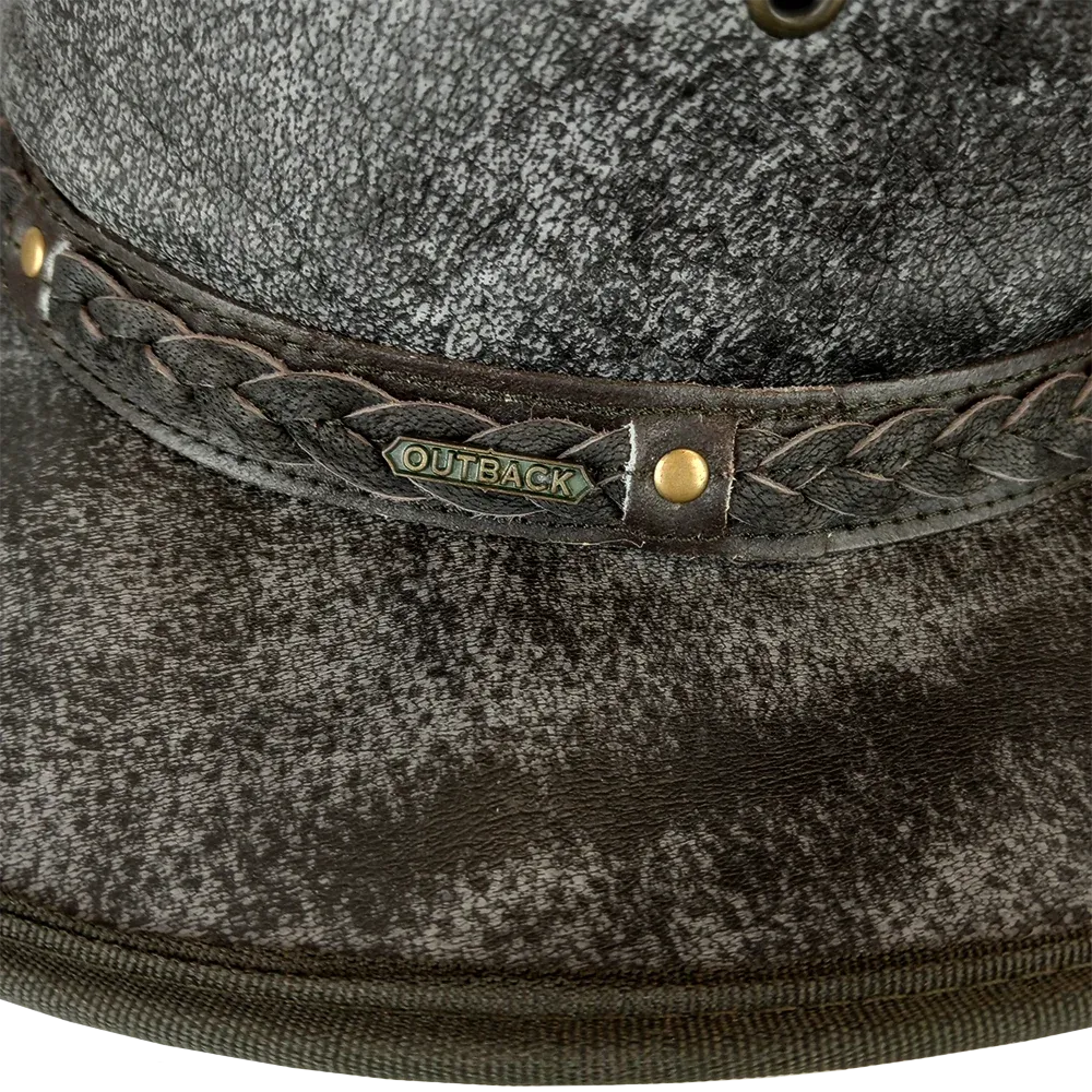 Outback Ironbark Leather Hat