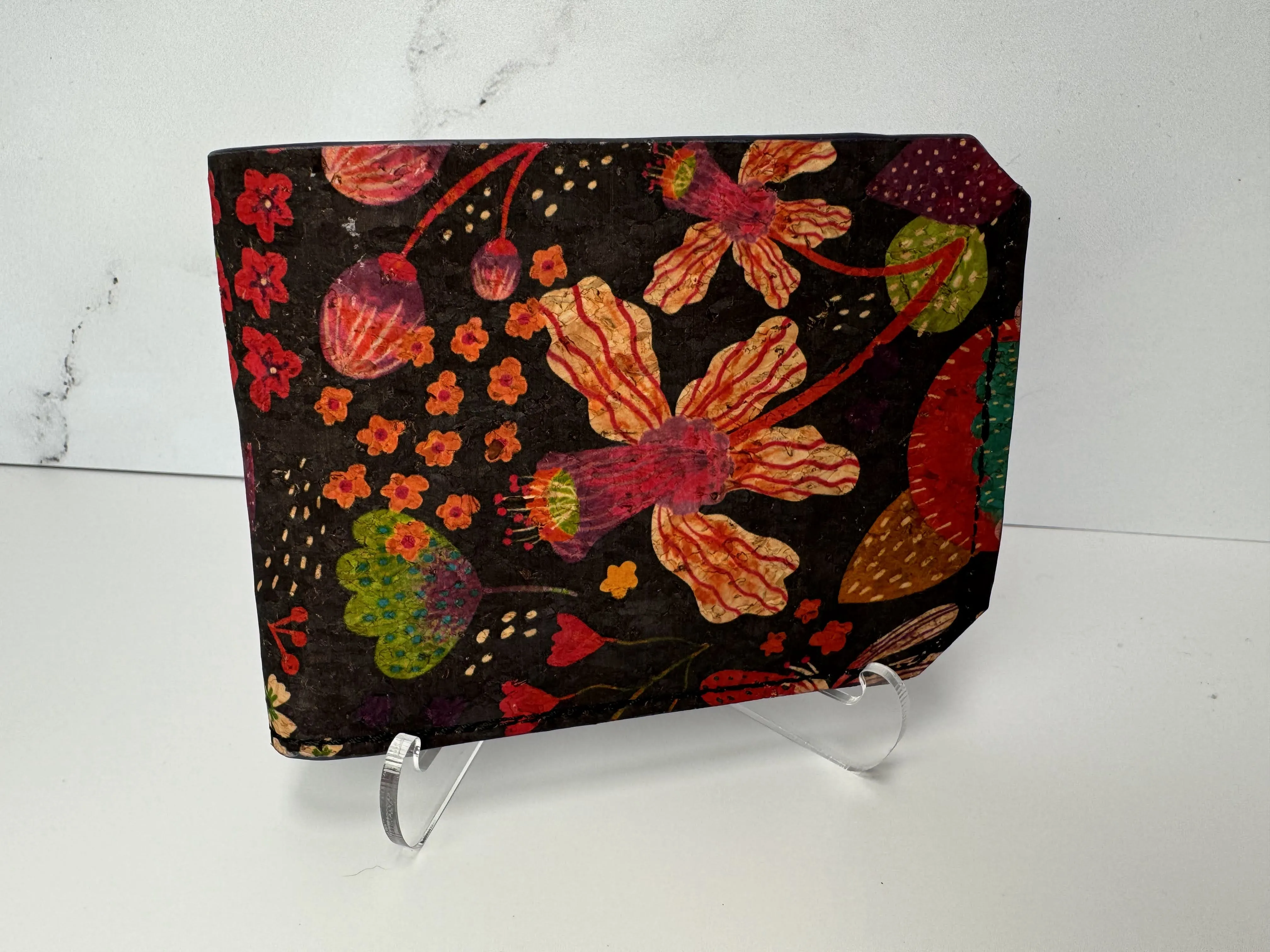 Paisley Floral Cork Bifold Wallet