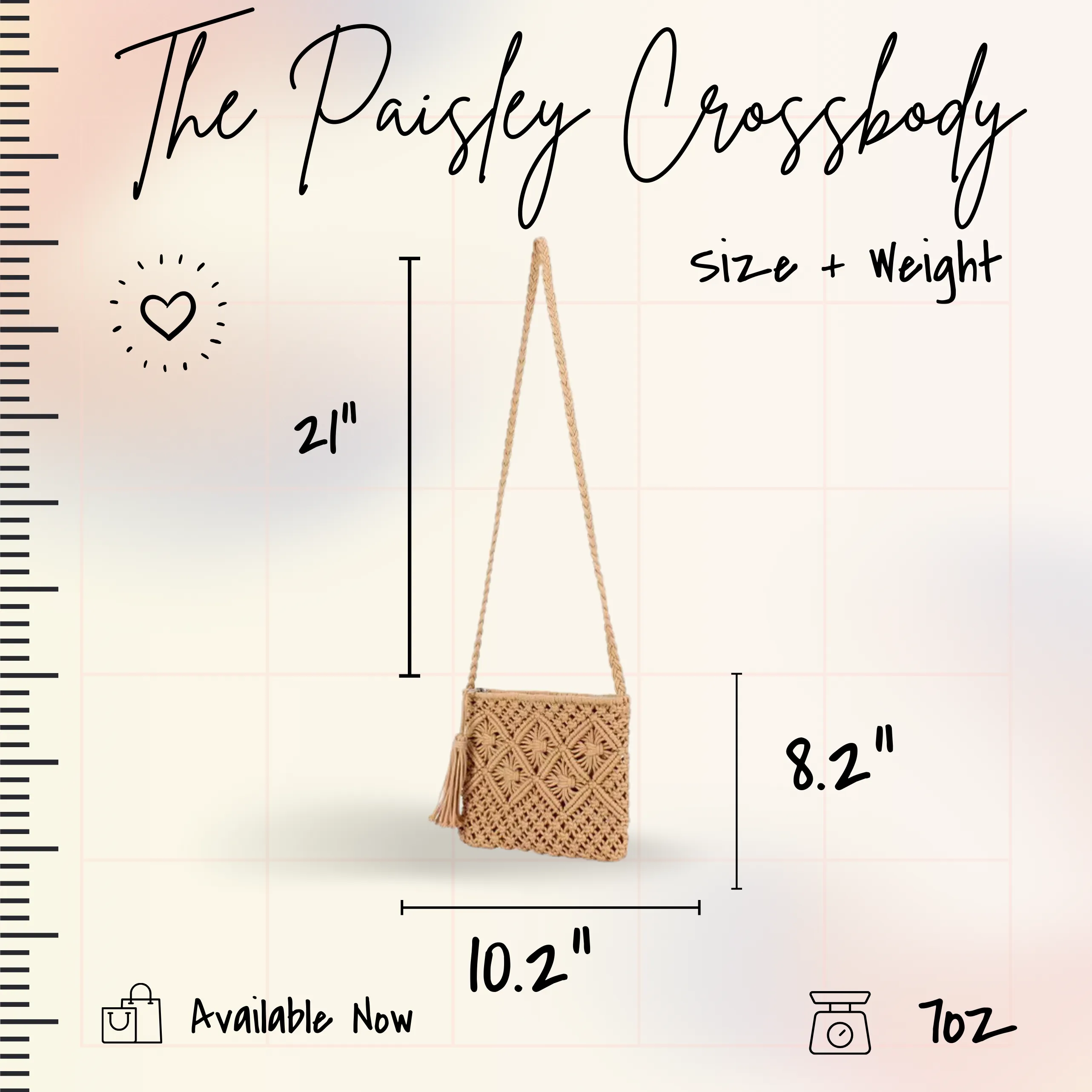 Paisley - Woven Crossbody - PREORDER