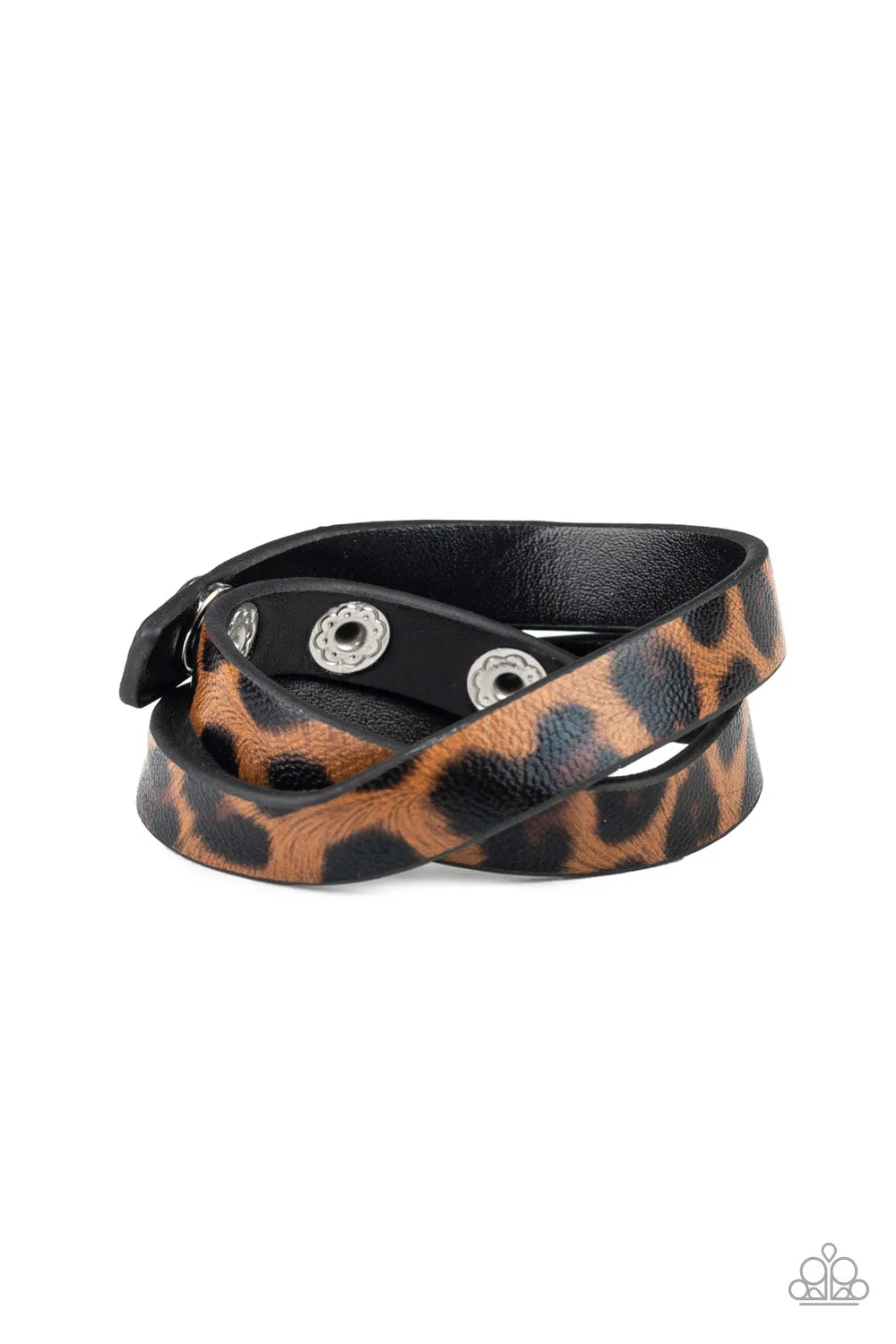 Paparazzi - All GRRirl Brown Bracelet