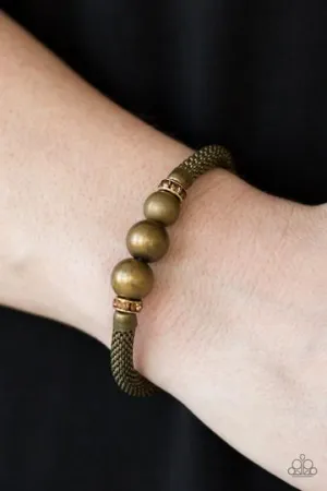Paparazzi- City Campus - Brass Bracelet