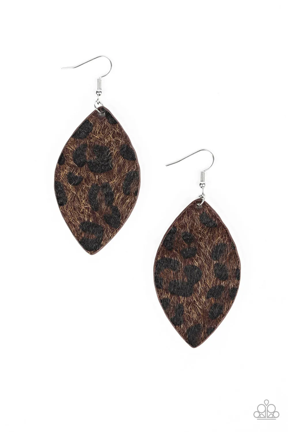 Paparazzi -GRR-irl Power! - Brown Earring