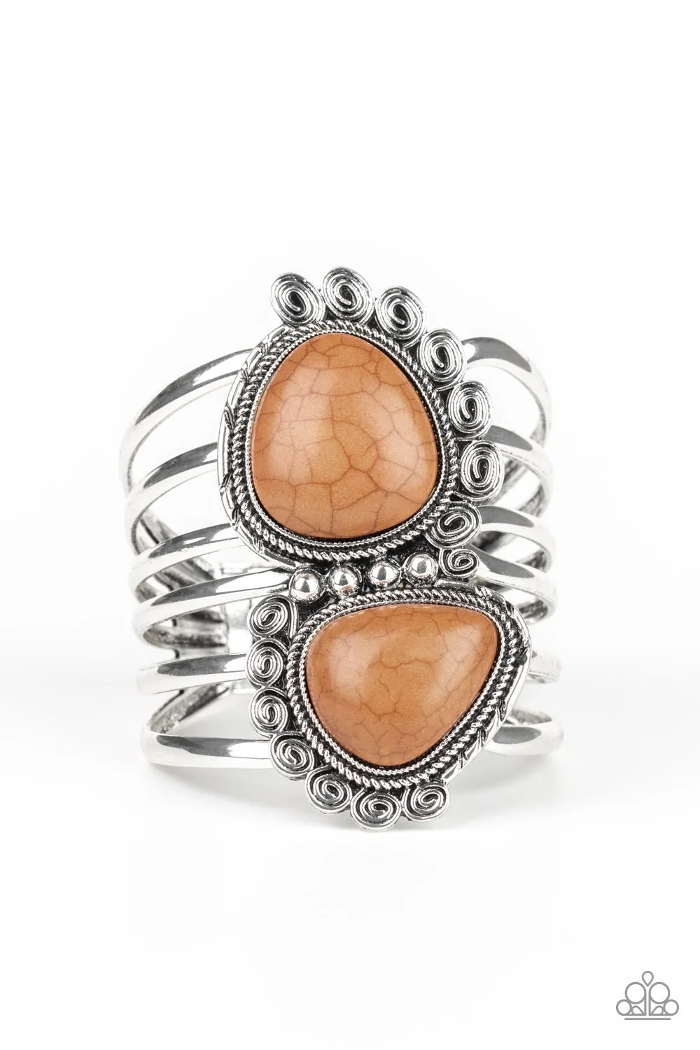 Paparazzi - Nature Bound-Brown Bracelet