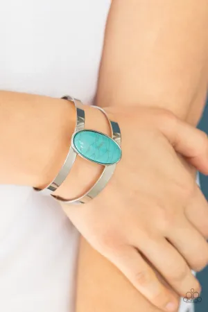 Paparazzi - Quarry Queen - Blue Bracelet