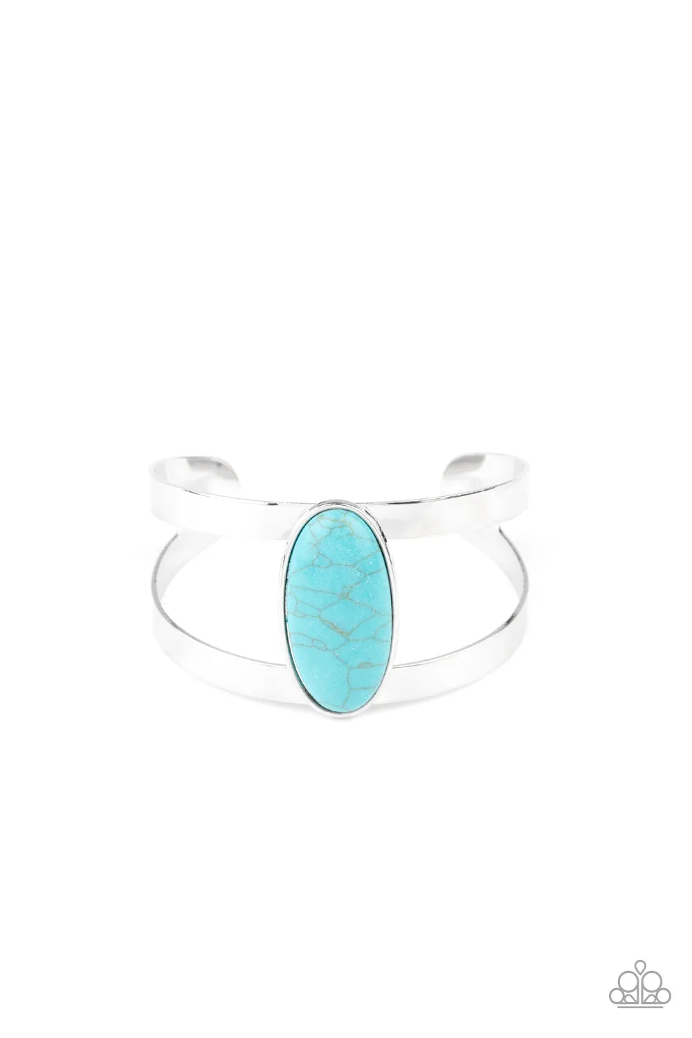 Paparazzi - Quarry Queen - Blue Bracelet