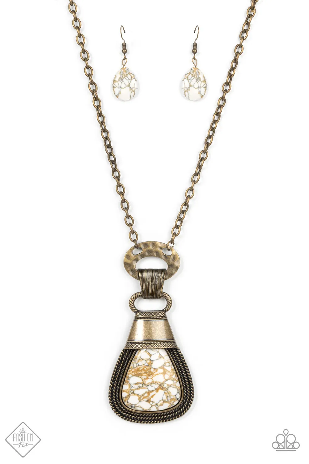 Paparazzi - Rodeo Royale - Brass Necklace