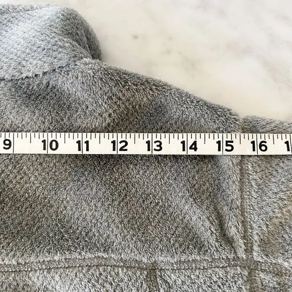 Patagonia Re-Tool 1/4 Snap Pullover Grey/Turquoise Polartec Fleece - Women's M