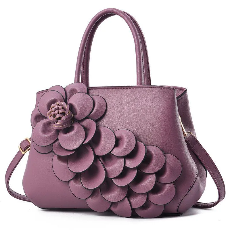 Patent leather bag Big capacity European and American style Shoulder Handbag Trendy wild Woman bag