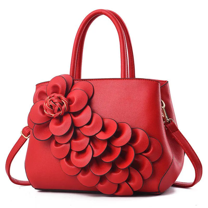 Patent leather bag Big capacity European and American style Shoulder Handbag Trendy wild Woman bag