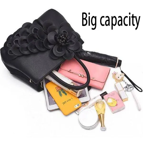 Patent leather bag Big capacity European and American style Shoulder Handbag Trendy wild Woman bag