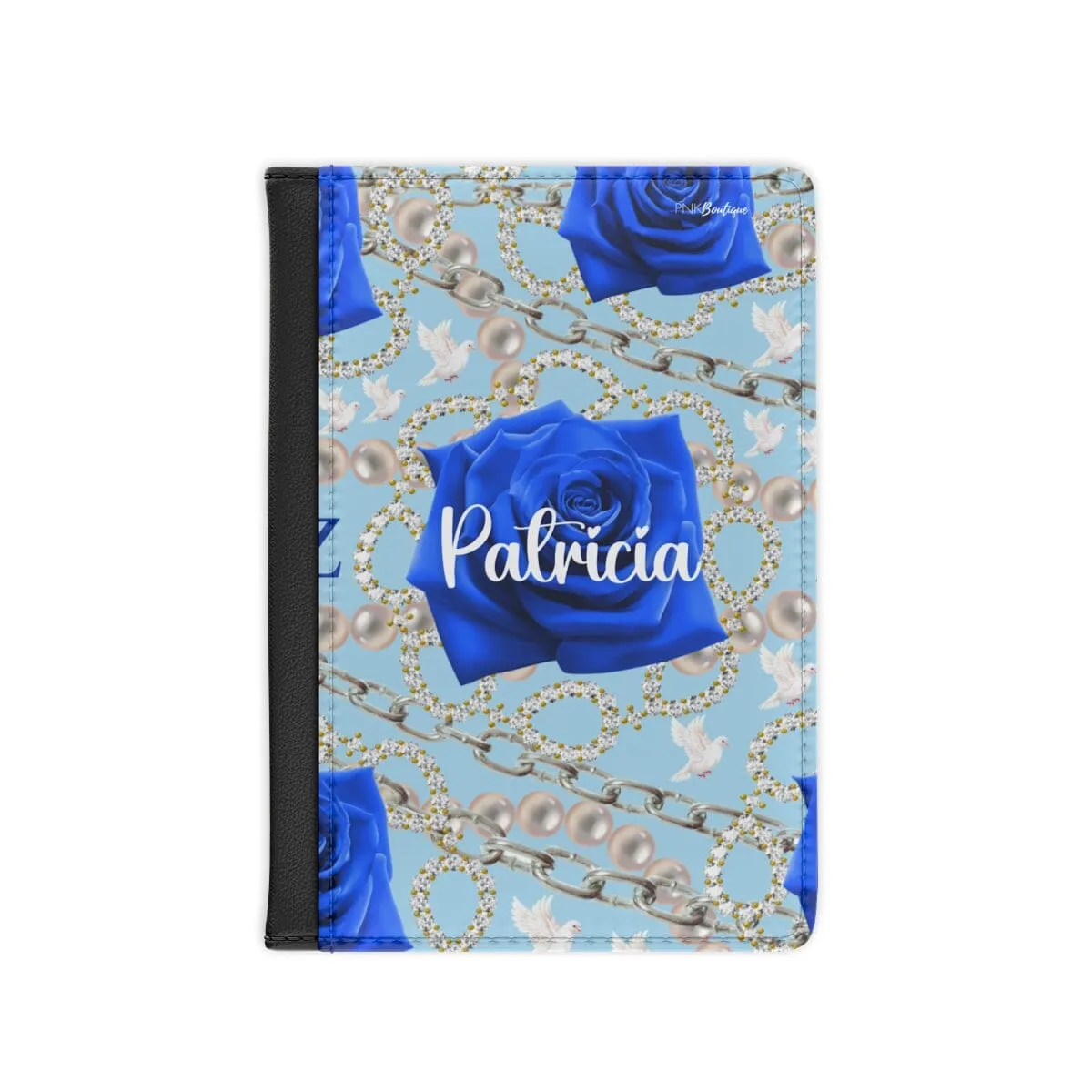 Pearls and Dove Custom Passport Cover