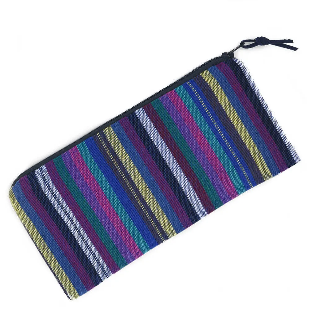 Pencil Case | Cobalt Stripe