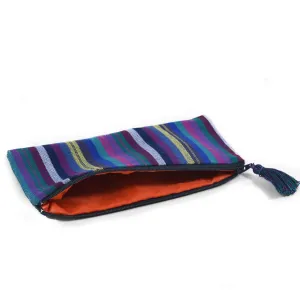 Pencil Case | Cobalt Stripe
