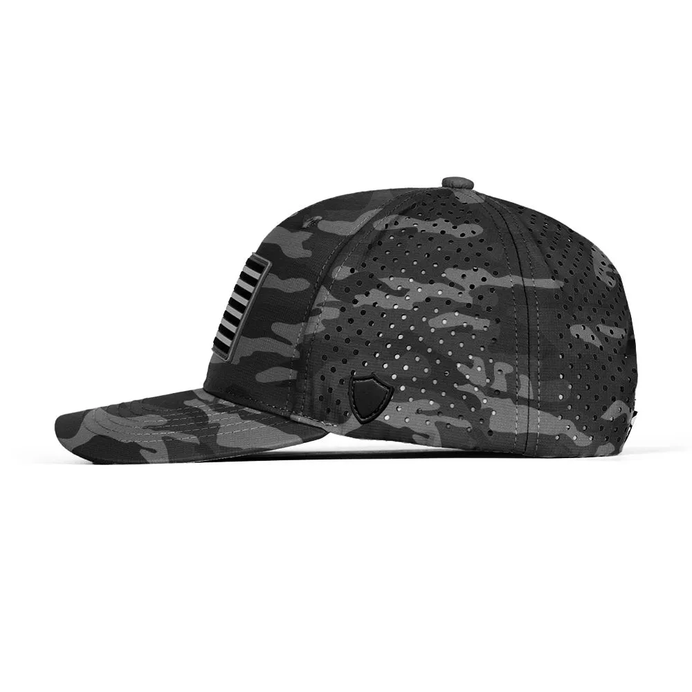 Performance Snapback | Blackout Military Camo PreOrder